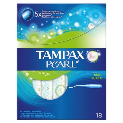 Tampax Pearl Super 18 pcs