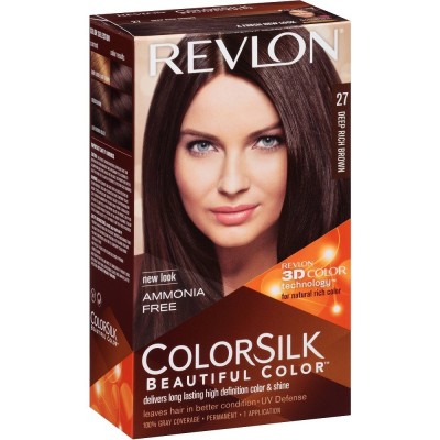 Revlon Colorsilk Permanent Haircolor 27 Deep Rich Brown 1 st