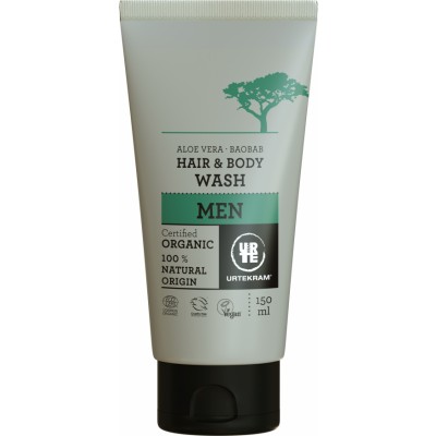 Urtekram Men Baobab Hair &amp; Body Wash 150 ml
