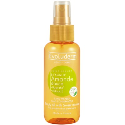 Evoluderm Sweet Almond Beauty Oil 100 ml