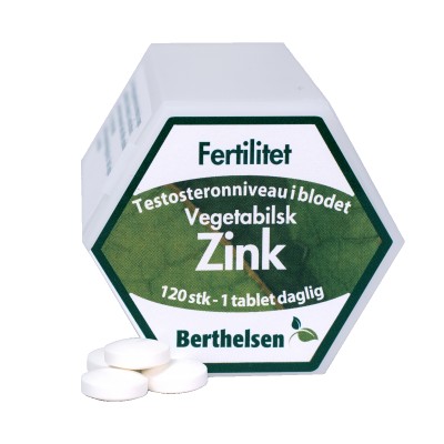 Berthelsen Zink 20 mg 120 tabletter