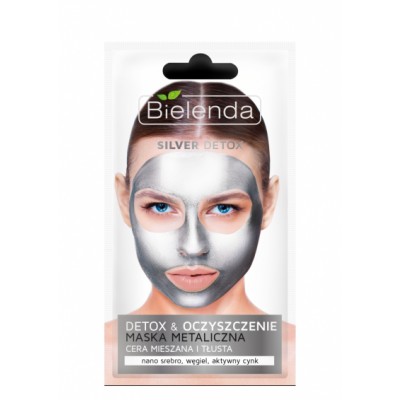 Bielenda Silver Detox Face Mask Mixed & Oily Skin 8 g