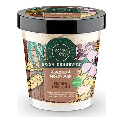 Organic Shop Almond & Honey Milk Reviving Body Scrub 450 ml