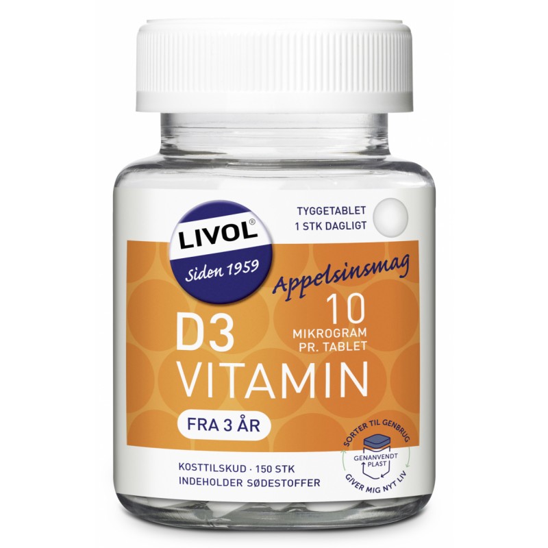 Livol Mono Normal D-Vitamin Purutabletit