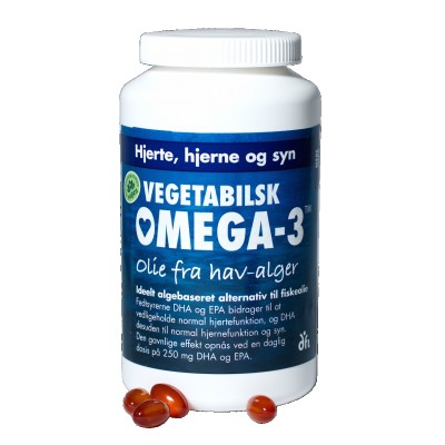 DFI Omega-3 - Vegetabilsk 180 kapsler