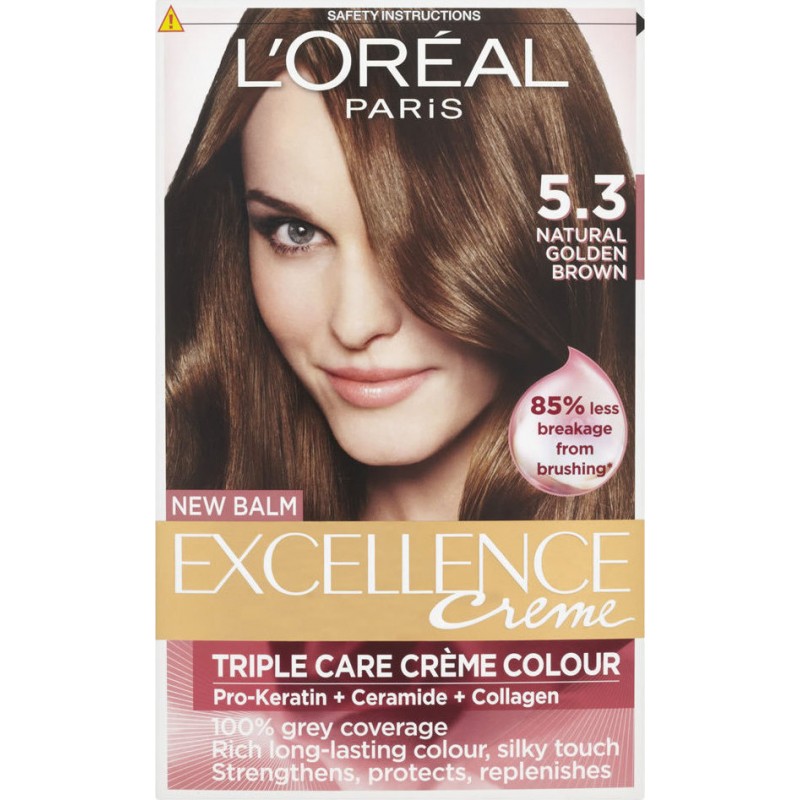 L Oreal Excellence Creme Hair Color 5 3 Natural Golden 