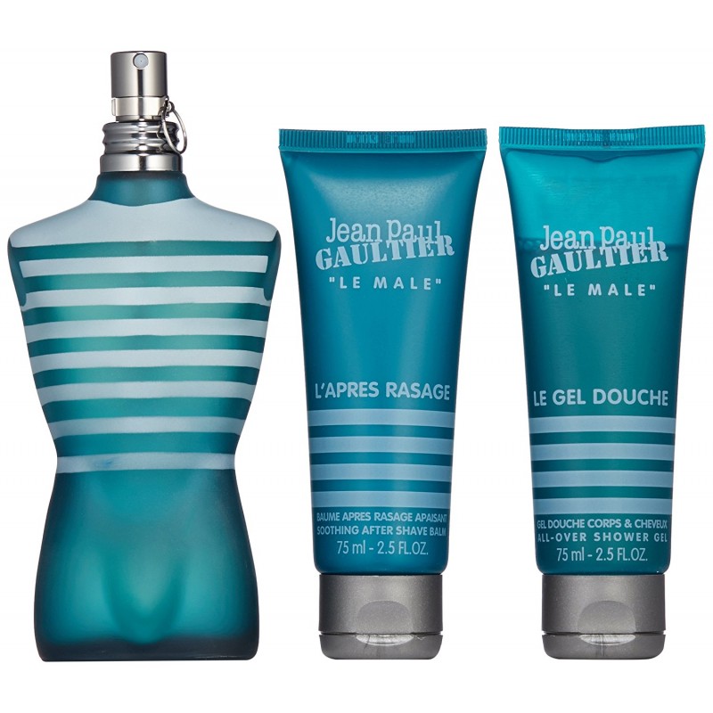 Jean Paul Gaultier Le Male Edt And Shower Gel And Aftershave Balm 125 Ml 2 X 75 Ml 56995 Kr 0582