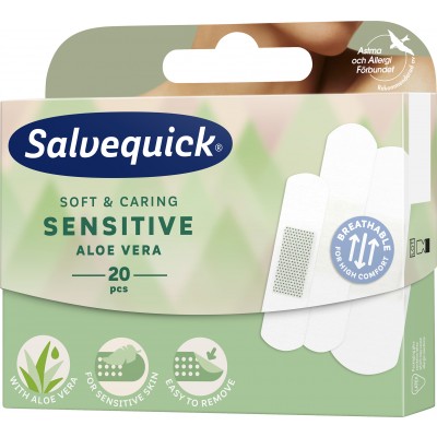Salvequick Aloe Vera Sensitive 20 kpl