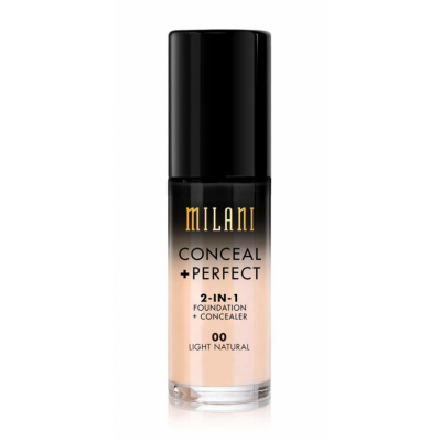 Milani Conceal + Perfect 2in1 Foundation + Concealer 00 Light Natural 30 ml