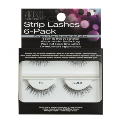 Ardell Strip Lashes 110 Black 6 pairs