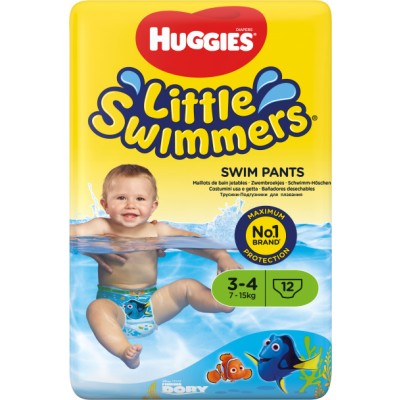 Huggies Little Swimmers Swim Pants 3-4 12 st