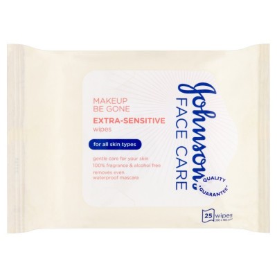 Johnson's Makeup Be Gone Extra-Sensitive Wipes 25 st