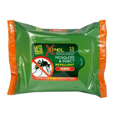 Xpel Mosquito & Insect Repellent Wipes 25 pcs