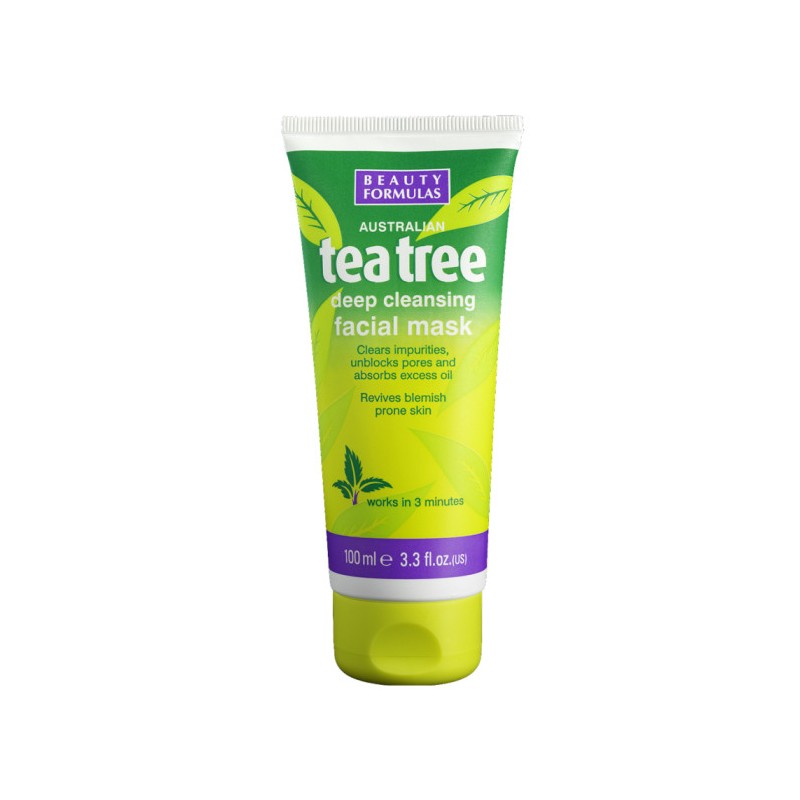 Beauty Formulas Tea Tree Deep Cleansing Facial Mask