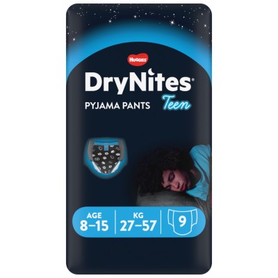 DryNites Boy Pyjama Pants 8-15 Years 9 kpl