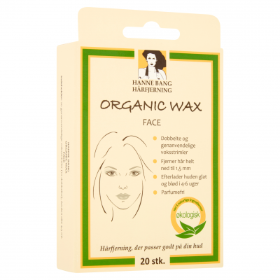 Hanne Bang Organic Wax Face 20 stk