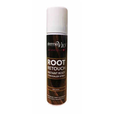 DermaV10 Root Retouch Root Concealer Spray Brown 75 ml
