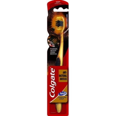 Colgate 360 Charcoal Gold Toothbrush Soft 1 st