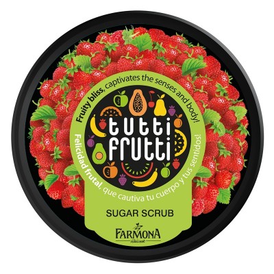 Tutti Frutti Wild Strawberry Body Sugar Scrub 160 g