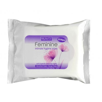 Beauty Formulas Feminine Intimate Hygiene Wipes 20 stk