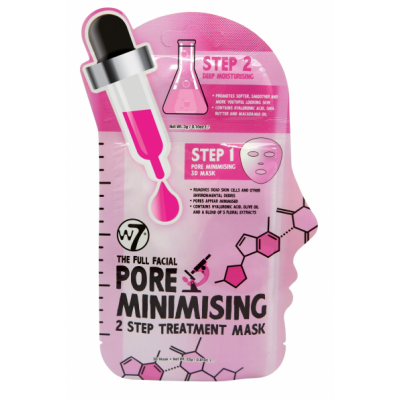W7 Pore Minimizing 2 Step Treatment Face Mask 1 pcs