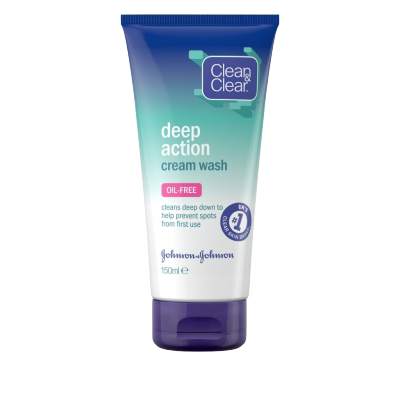 Clean & Clear Deep Action Cream Wash 150 ml