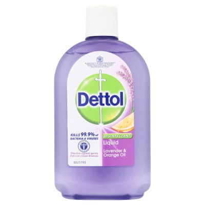 Dettol Antiseptic Disinfectant Liquid Lavender & Orange 500 ml