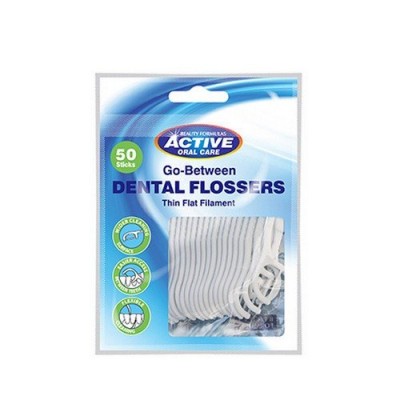 Active Oral Care Go-Between Dental Flossers 50 pcs