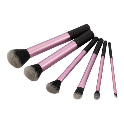 Basics Makeup Brush Set Metallic Purple 6 stk