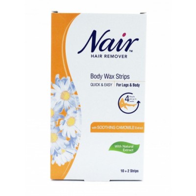 Nair Camomile Body Wax Strips 12 pcs