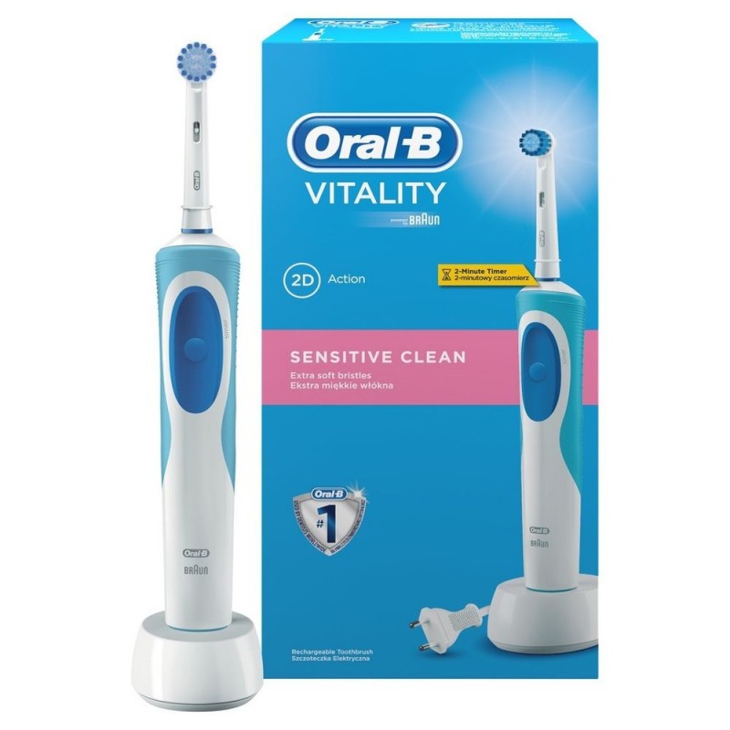 oral b vitality toothbrush sensitive