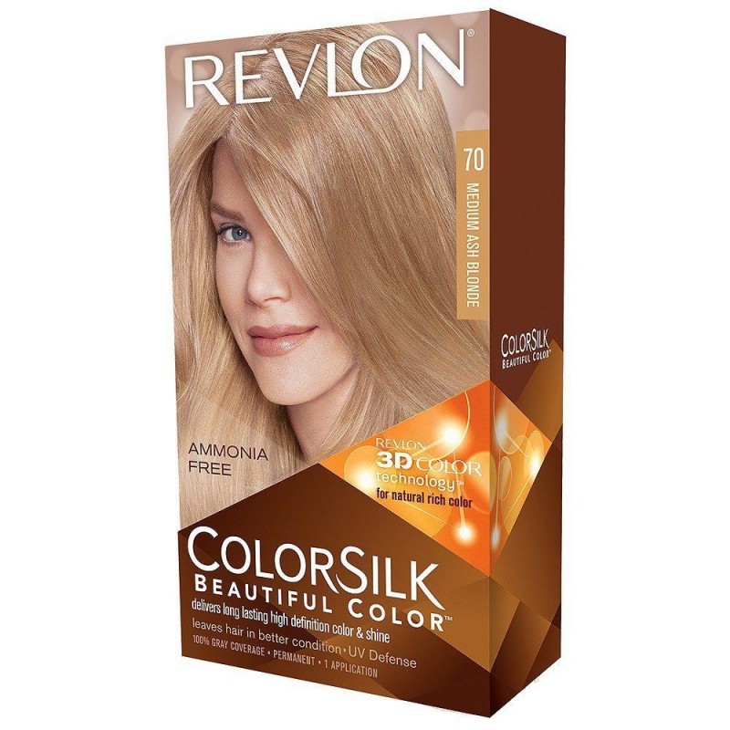  Revlon  Colorsilk  Permanent Haircolor 70 Medium Ash  Blonde  