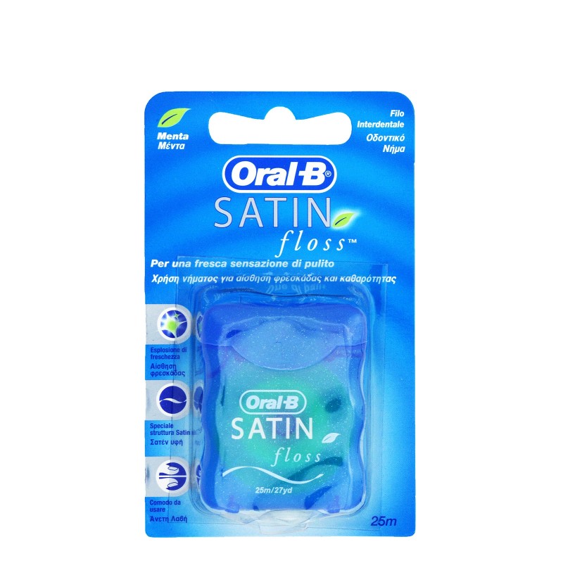 Oral-B Satin Floss Mint 25 M - 12.95 Kr