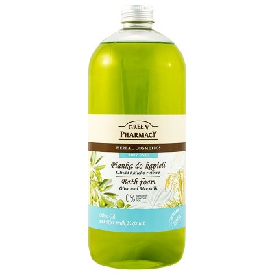 Green Pharmacy Olive & Rice Milk Bath Foam 1000 ml