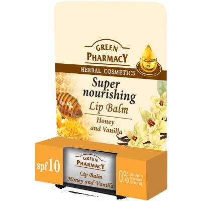 Green Pharmacy Super Nourishing Honey & Vanilla Lip Balm 4,8 g