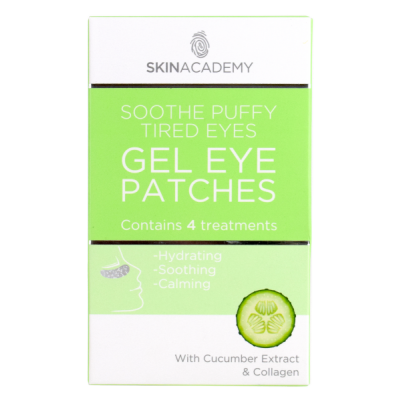 Skin Academy Soothe Puffy Eyes Gel Eye Patches 4 par