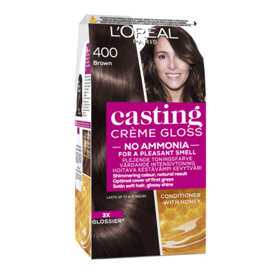 L'Oreal Casting Creme Gloss 400 Espresso Dark Brown 180 ml