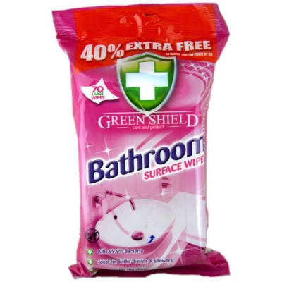 Green Shield Bathroom Surface Wipes 70 pcs