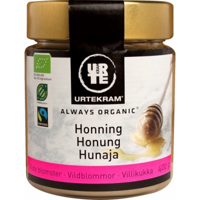 Urtekram Biologische Fairtrade Honing 400 g