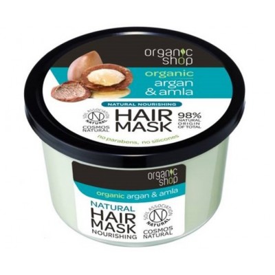 Organic Shop Organic Argan & Amla Nourishing Hair Mask 250 ml