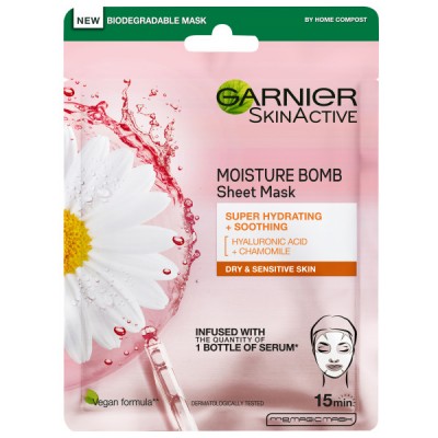 Garnier Moisture Bomb Hydrating Face Mask Chamomile 1 st