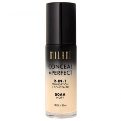 Milani Conceal + Perfect 2in1 Foundation + Concealer 00AA Ivory 30 ml