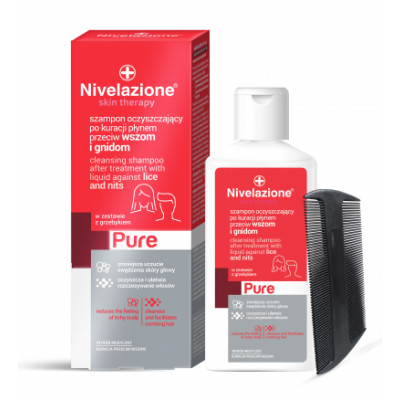 Nivelazione Skin Therapy Pure Anti-Lice & Nits Shampoo 100 ml + 1 pcs