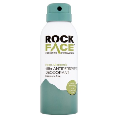 Rock Face Hypo Allergenic 48h Fragrance Free Deospray 150 ml