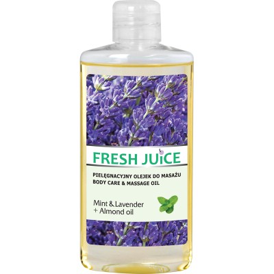 Fresh Juice Mint & Lavender & Almond Oil Body Care & Massage Oil 150 ml