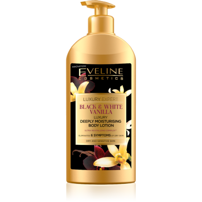 Eveline Luxury Expert Black & White Vanilla Body Lotion 350 ml