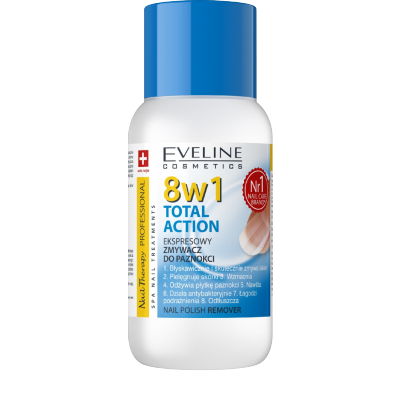 Eveline Nail Therapy 8in1 Total Action Nail Polish Remover 150 ml