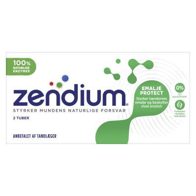 Zendium Emalje Protect 2-pak Tandpasta 2 x 50 ml