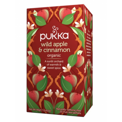 Pukka Wild Apple & Cinnamon Tea Øko 20 sachets