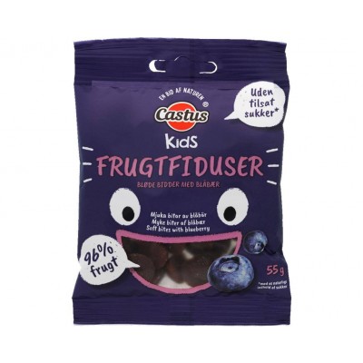 Castus Kids Frugtfiduser Bl&aring;b&auml;r 55 g